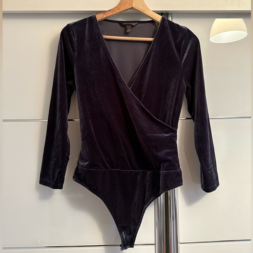 Banana Republic Velvet Bodysuit